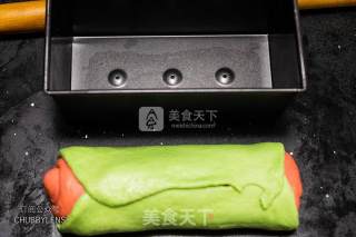 西瓜型港式吐司（手揉版）的做法步骤：20