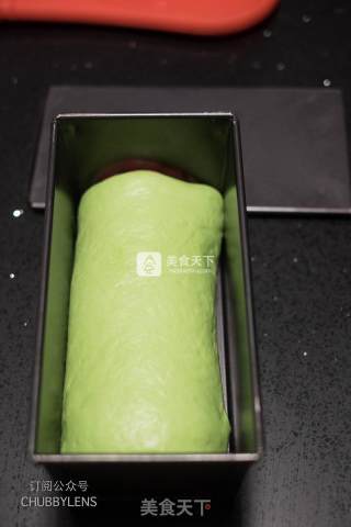 西瓜型港式吐司（手揉版）的做法步骤：22