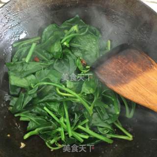 家常清炒木耳菜的做法步骤：5