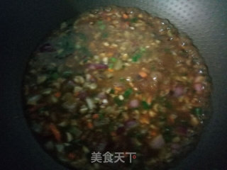 香菇酱打卤面的做法步骤：6