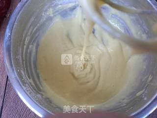 无油肉松蛋糕饼的做法步骤：4