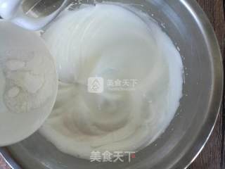 无油肉松蛋糕饼的做法步骤：7
