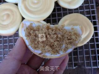 无油肉松蛋糕饼的做法步骤：15
