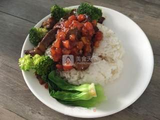 卤牛肉盖饭的做法步骤：8