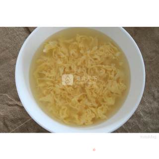 米酒蛋花汤的做法步骤：4
