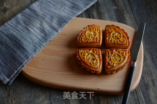 好吃的金沙奶黄广式月饼的做法步骤：22