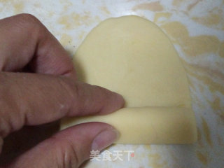 蛋黄酥（淡味黄油版）的做法步骤：8
