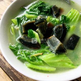 皮蛋芥菜汤的做法步骤：4