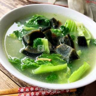 皮蛋芥菜汤的做法步骤：5