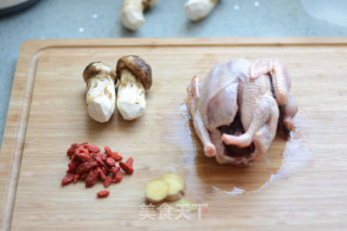 松茸鸽子汤的做法步骤：1