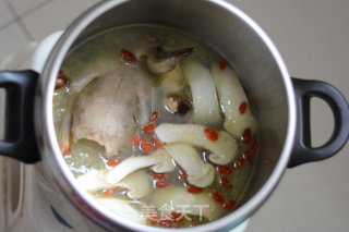 松茸鸽子汤的做法步骤：7