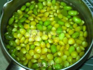 青豆玉米浆的做法步骤：4