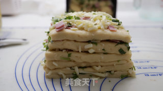 罗勒培根芝士面包的做法步骤：13