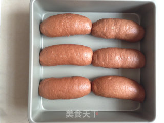 可可味淡奶油面包的做法步骤：12