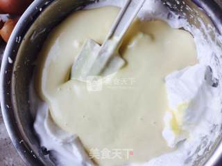 斑马纹戚风蛋糕的做法步骤：10