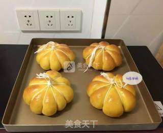 超萌南瓜紫米包的做法步骤：12