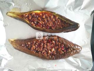 【蒜蓉肉末烤茄子】的做法步骤：10