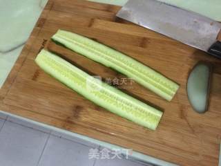 凉拌青黄瓜的做法步骤：2