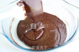 迷你巧克力蛋糕的做法步骤：2