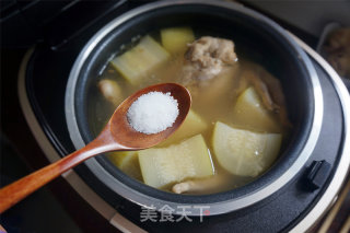 淡菜节瓜鸡脚汤的做法步骤：14