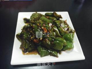 虎皮青椒的做法步骤：8