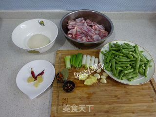 羊排扁豆粘卷子——#铁釜烧饭就是香#的做法步骤：3