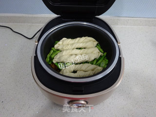 羊排扁豆粘卷子——#铁釜烧饭就是香#的做法步骤：19
