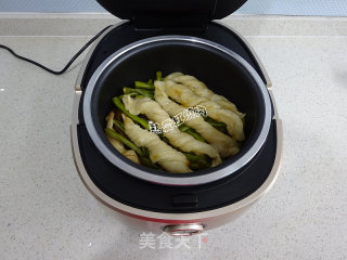 羊排扁豆粘卷子——#铁釜烧饭就是香#的做法步骤：20