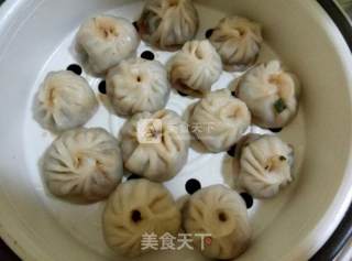 韭菜瘦肉馅蒸包&香葱瘦肉馅蒸饺的做法步骤：4