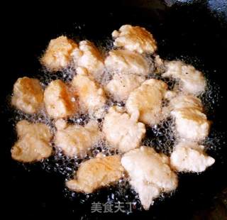 苹果糖醋肉的做法步骤：4