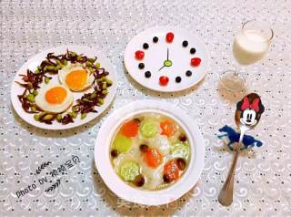 时蔬面花汤的做法步骤：21