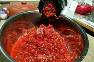 家用绞肉机自制糟辣椒的做法步骤：1