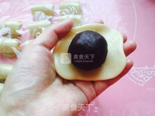 蛋黄酥的做法步骤：19