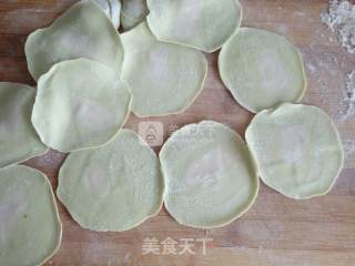 翡翠韭菜虾仁水饺的做法步骤：9