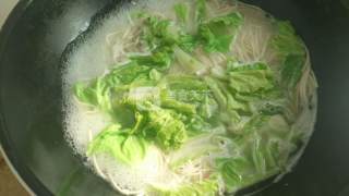 鸡蛋清汤面的做法步骤：4