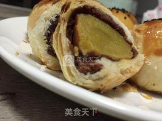 豆沙蛋黄酥的做法步骤：12