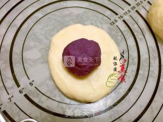 紫薯花包的做法步骤：4