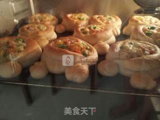 米奇沙拉面包的做法步骤：13
