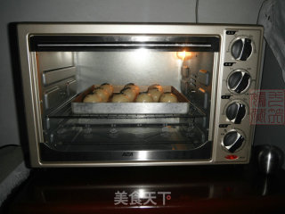 白芸豆蔓越莓酥皮月饼的做法步骤：18