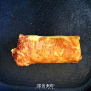 【四叶小馆】吐司蛋卷的做法步骤：6