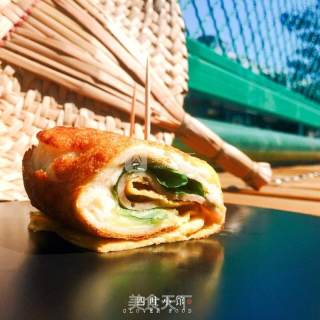 【四叶小馆】吐司蛋卷的做法步骤：10