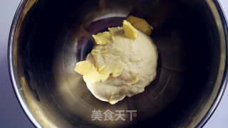 花好月圆之雪花手撕面包的做法步骤：3