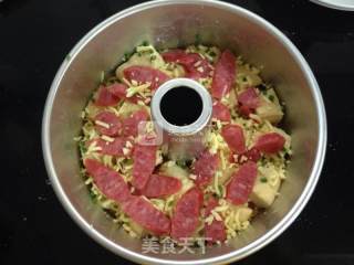 香肠奶酪手撕面包的做法步骤：10