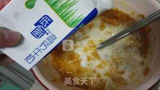 南瓜豆沙煎饼的做法步骤：3