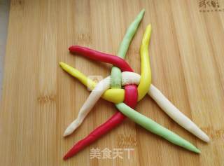 花好月圆人团圆~豆沙绣球面包的做法步骤：9