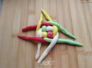 花好月圆人团圆~豆沙绣球面包的做法步骤：11
