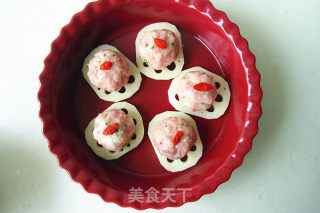 莲藕蒸肉丸的做法步骤：8