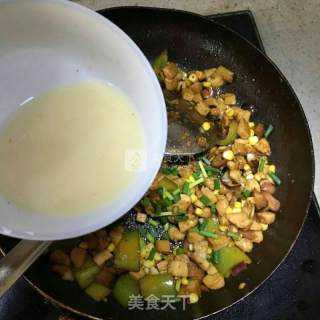 鸡丁烩饭的做法步骤：11