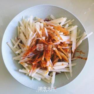 【四叶小馆】麻辣土豆丝的做法步骤：7