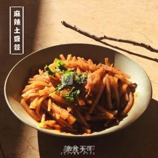 【四叶小馆】麻辣土豆丝的做法步骤：11